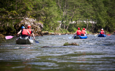 white water rafting