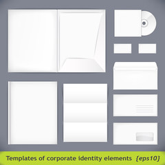 Templates set of corporate identity. vector illustration (eps10)