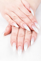 A professional manicure