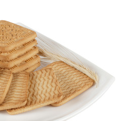 Crispy wheat biscuits
