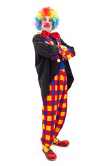 Fototapeta premium Proud clown standing