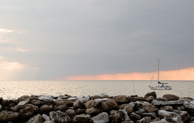dove l'Arno sbocca in mare