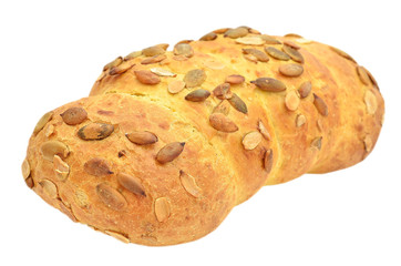 Corn bread with pumpkin seeds