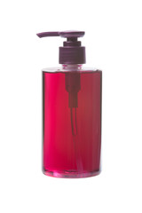 Fototapeta premium red gel pump bottle