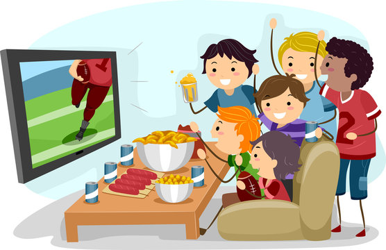 Watching Football on TV