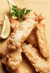 Tempura di mazzancolle