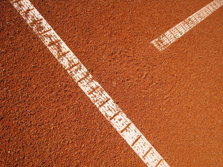 Tennisplatz T-Linie 18