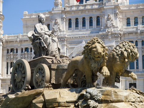 La Cibeles Fountain, Madrid