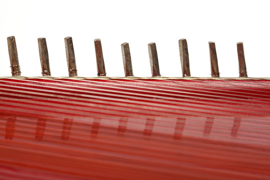 Die Saiten einer Zitter