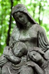 Obraz premium cemetery angel