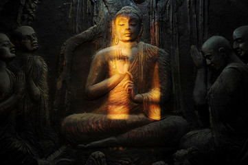 Buddhist mural
