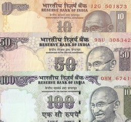 Indian rupees, the sample in 2010