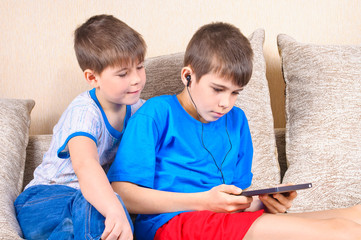 Boy with a Tablet PC