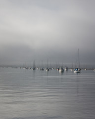 Boats in Fog