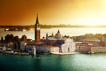 Fototapeta premium view of San Giorgio island, Venice, Italy