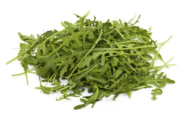 heap of rucola leafs