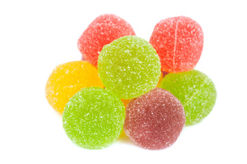 jelly candies isolated