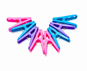 Sort clothes clip semicircular