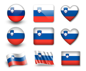 The Slovenia flag