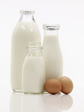 Milk and eggs