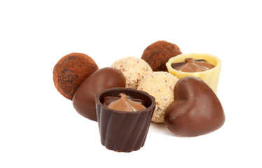 chocolate candy isolated