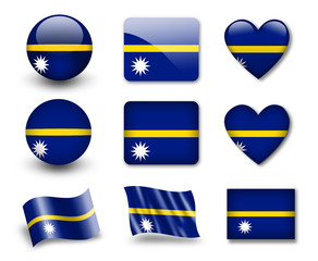 The Nauru flag