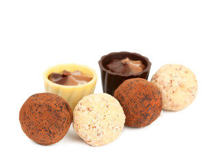 chocolate candy isolated