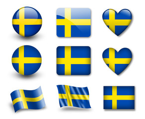 The Swedish flag