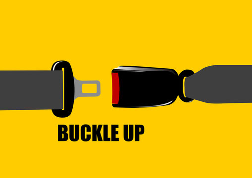 Buckle Up Stock Vector