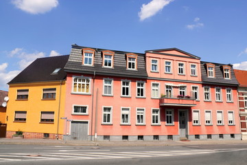 Fototapeta premium jüterbog, Sanierte Altbauten