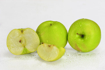 Frische grüne Äpfel