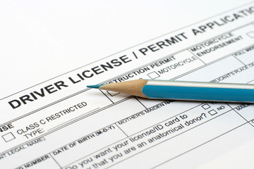 Driver license application
