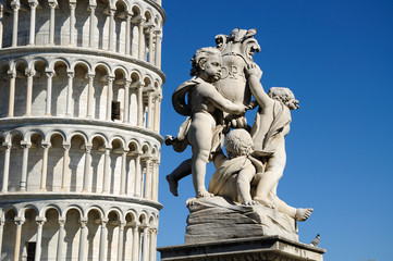 Fototapeta na wymiar Fontana dei Putti (Pisa)