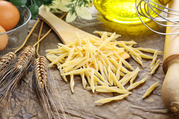 Trofie - Italian raw pasta