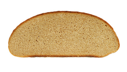 Slice of round bread