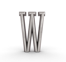 One letter of metal alphabet