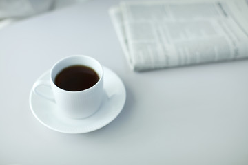 コーヒーと新聞