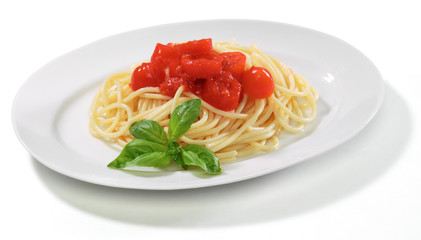 Spaghetti al pomodoro - Spaghetti with tomato sauce