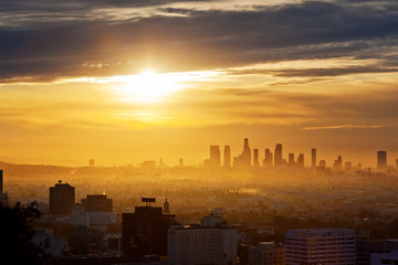 Los Angeles zonsopgang
