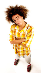 Expresivo Joven estilo urbano.