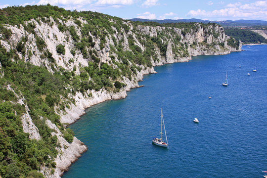 Duino, Trieste, scogliere