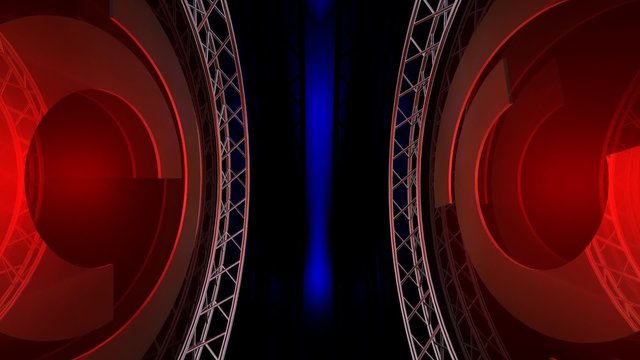 Blue/Red technical Background_HD Loop 15