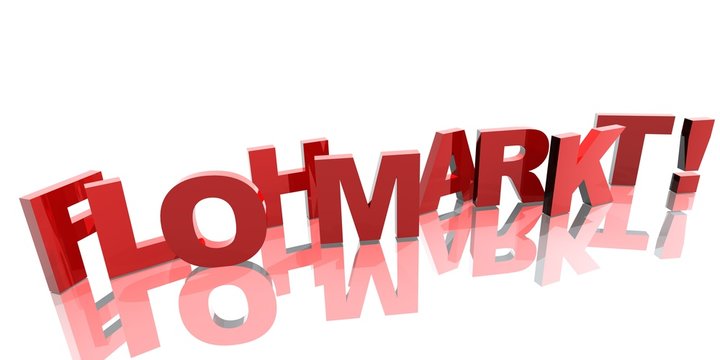 3D Buchstaben - FLOHMARKT