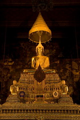Buddha statue at wat pho thailand