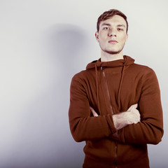 Obraz premium handsome young male model posing