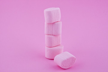 pink marshmallows