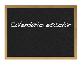 Calendario escolar.