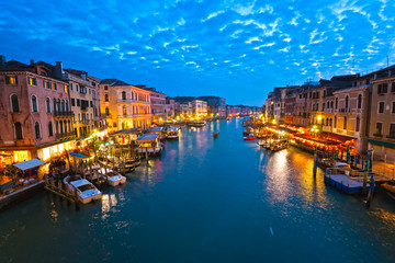 Fototapeta na wymiar Wenecja, Widok z mostu Rialto.