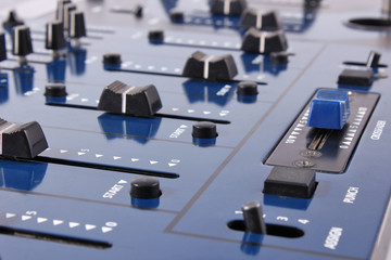 audio mixing control panel