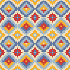 Seamless pattern in native american style